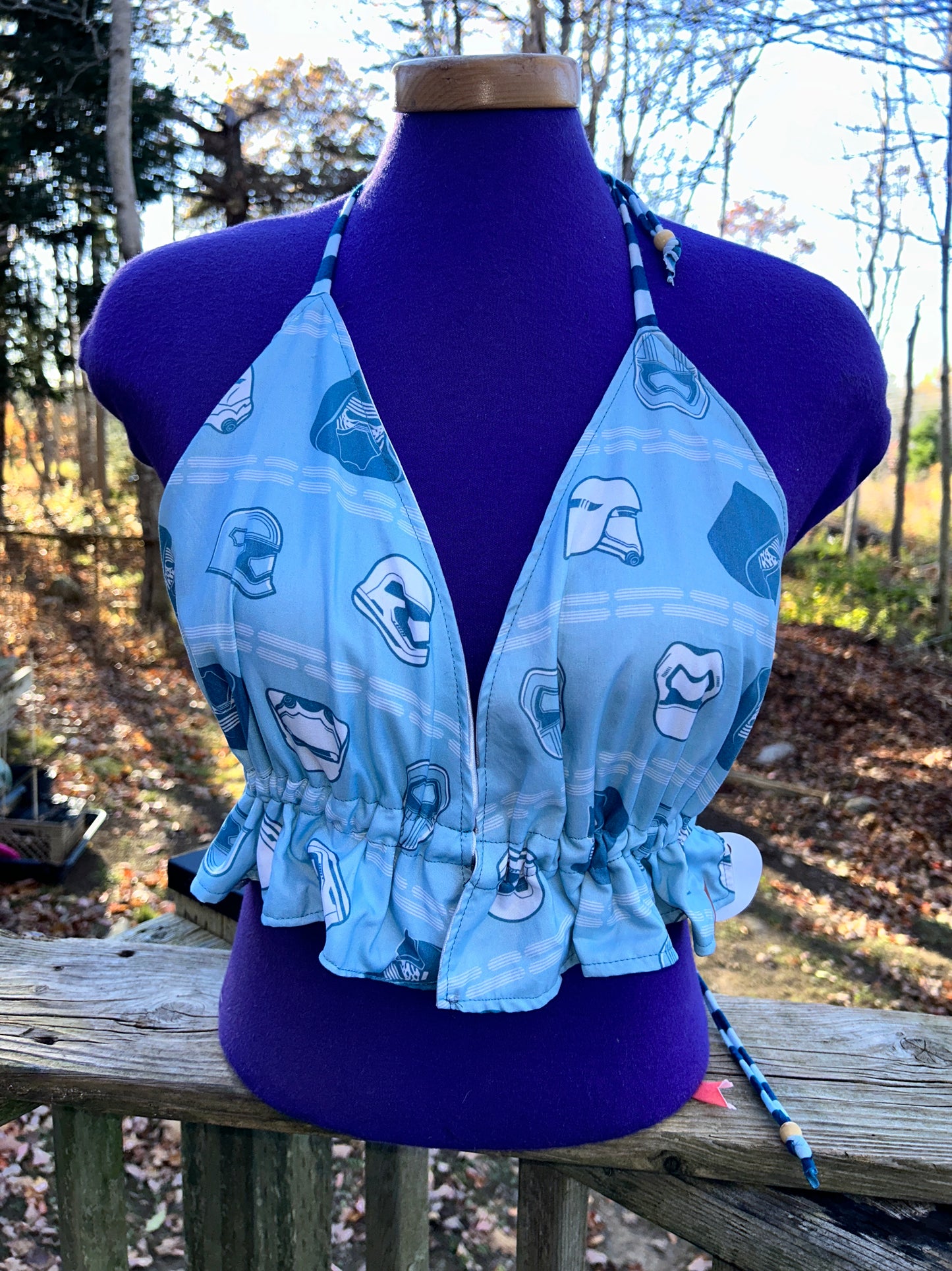 Ruffled Triangle Style Tops